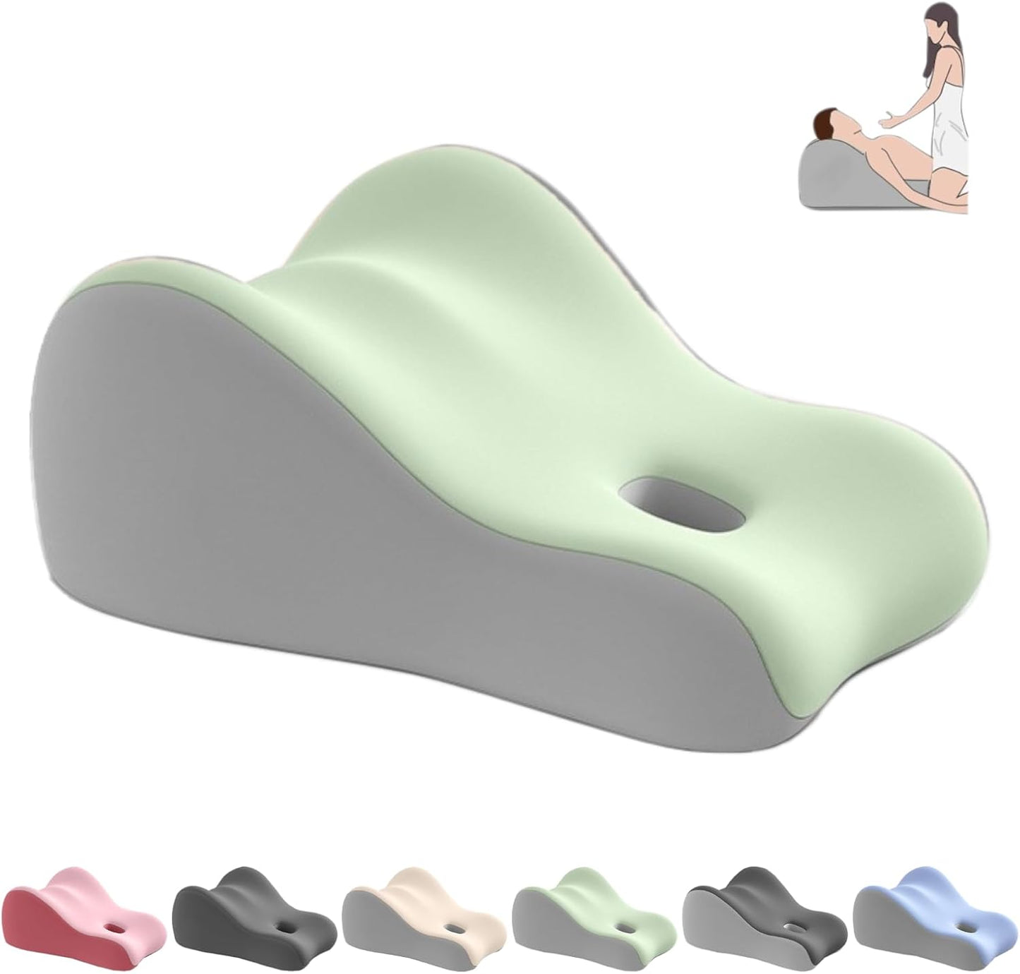 Butt Cushion for Couples, Butt Cushion Pillow for Couples Pregnancy, Orthopedic Hip, Back Pain Relief, Bed/Sofa Use, Washable Cover (Pink)