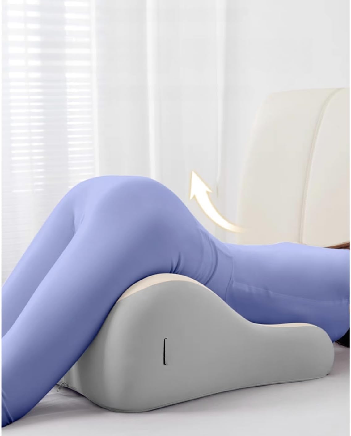 Butt Cushion for Couples, Butt Cushion Pillow for Couples Pregnancy, Orthopedic Hip, Back Pain Relief, Bed/Sofa Use, Washable Cover (Pink)