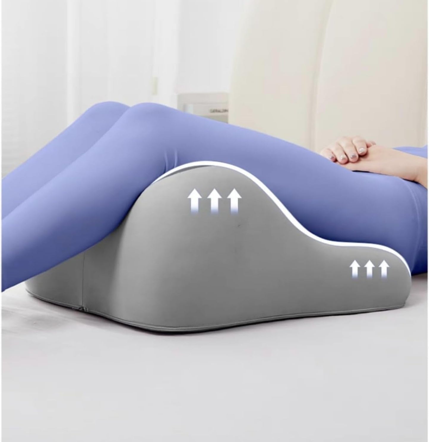 Butt Cushion for Couples, Butt Cushion Pillow for Couples Pregnancy, Orthopedic Hip, Back Pain Relief, Bed/Sofa Use, Washable Cover (Pink)