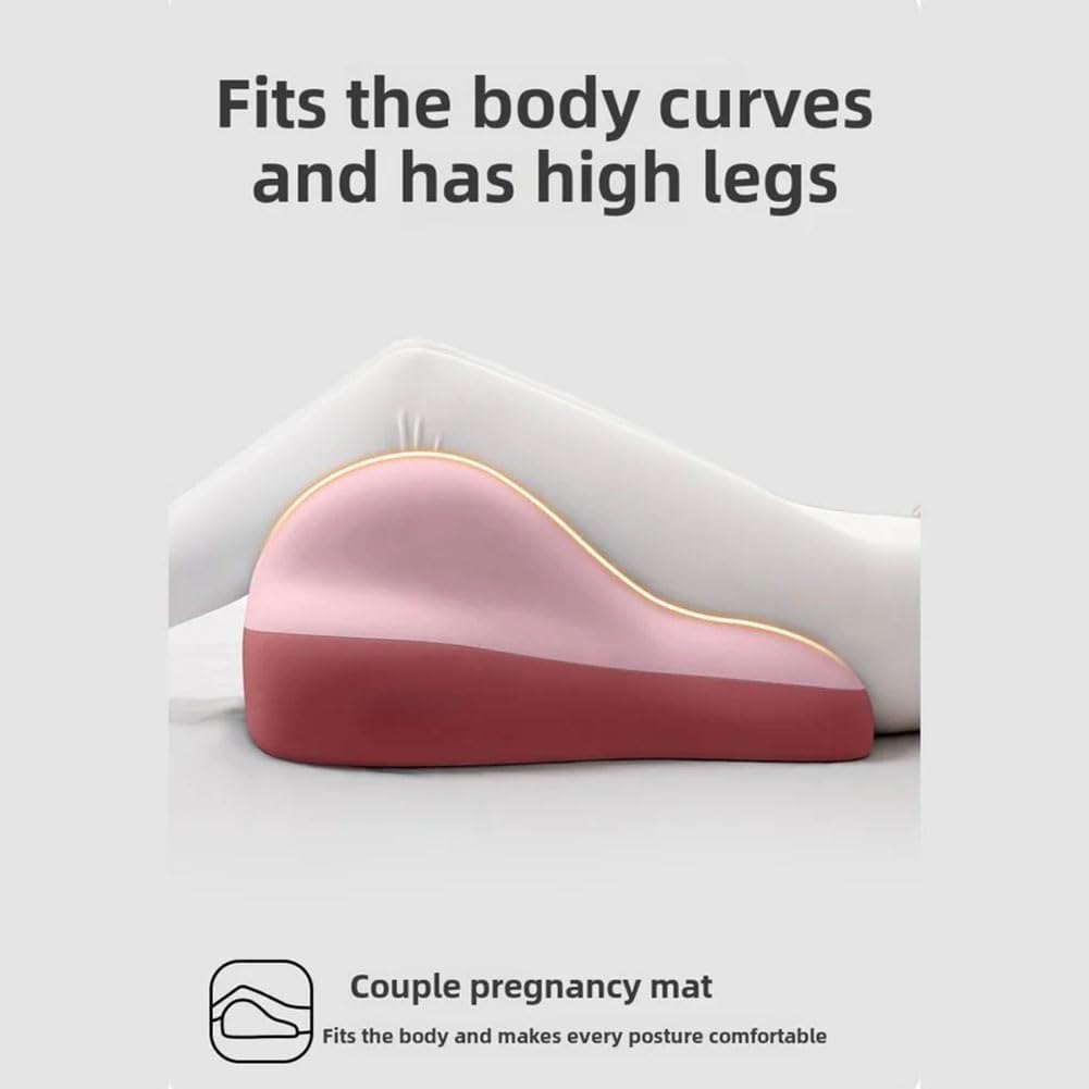 Butt Cushion for Couples, Butt Cushion Pillow for Couples Pregnancy, Orthopedic Hip, Back Pain Relief, Bed/Sofa Use, Washable Cover (Pink)