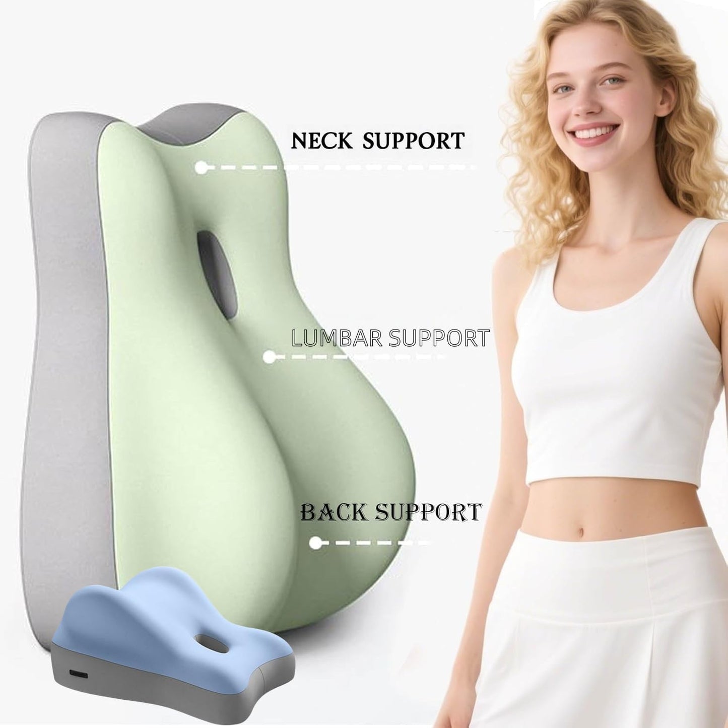 Butt Cushion for Couples, Butt Cushion Pillow for Couples Pregnancy, Orthopedic Hip, Back Pain Relief, Bed/Sofa Use, Washable Cover (Pink)