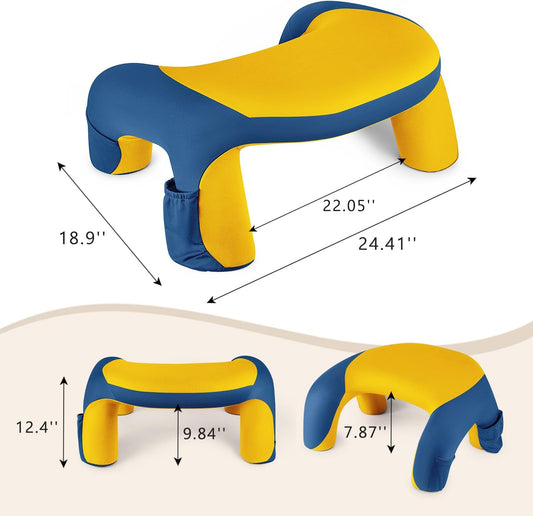 Reading Pillow with Back Support – Bed & Sofa Backrest Cushion for Relaxing, Studying, Gaming & Watching TV | Removable Washable Cover