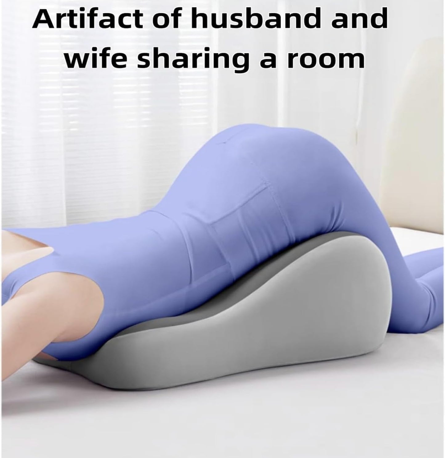 Butt Cushion for Couples, Butt Cushion Pillow for Couples Pregnancy, Orthopedic Hip, Back Pain Relief, Bed/Sofa Use, Washable Cover (Pink)