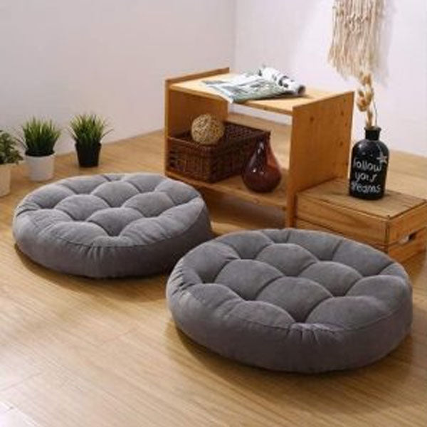 Premium Round Shape Velvet Floor Cushions